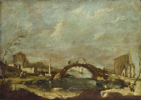 Capriccio Landscape, mid 18th century. Artist: Francesco Guardi.
