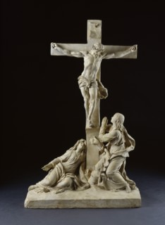 Crucifixion, with the Virgin Mary and Saint John the Evangelist, 1785. Artist: Claude Michel.