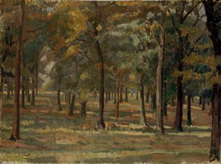 Richmond Park, 1914. Artist: Spencer Gore.