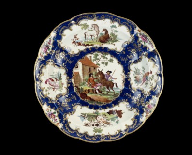 Circular dish, 1768-1770. Artist: Jefferyes Hammett O'Neale.