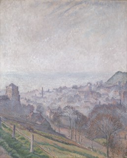 Hastings: Mist, Sun and Smoke, 1918. Artist: Lucien Pissarro.