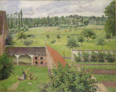 View from my Window, Eragny-sur-Epte, 1886-1888. Artist: Camille Pissarro.