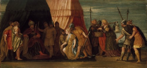 Judith received by Holofernes, c16th century. Artist: Unknown.