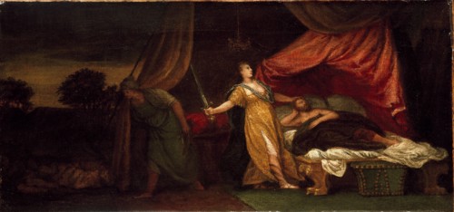 Judith about to kill Holofernes, c16th century. Artist: Unknown.
