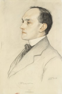 Portrait of Charles Francis Bell, 1913. Artist: William Strang.