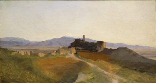 A View of Olevano, early 19th century. Artist: Unknown.