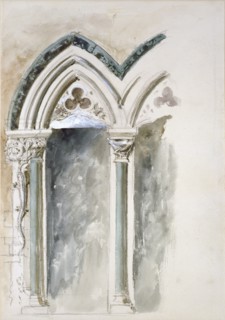 Design Studies for Capitals for the University Museum, Oxford, 19th century. Artist: John Ruskin.