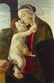 The Virgin and Child, c1480-1500. Artists: Sandro Botticelli, Unknown.
