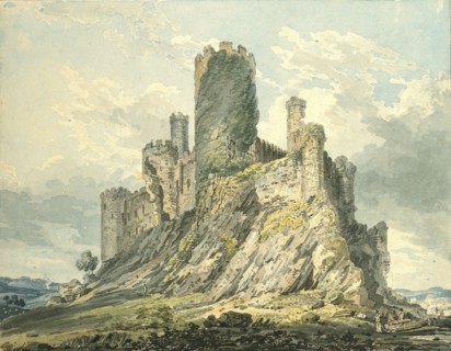 Conway Castle, c1793. Artist: Thomas Girtin.