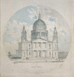 St Paul's Cathedral, c1790. Artist: Thomas Girtin.
