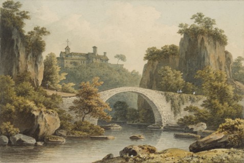 Civita Castellana, c1792-1799. Artist: John Warwick Smith.