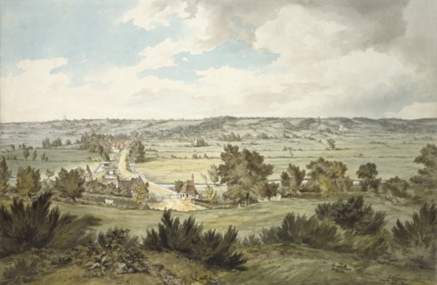 Valley of the Stour with Stratford St Mary seen from near Dedham, c1800. Artist: John Constable.