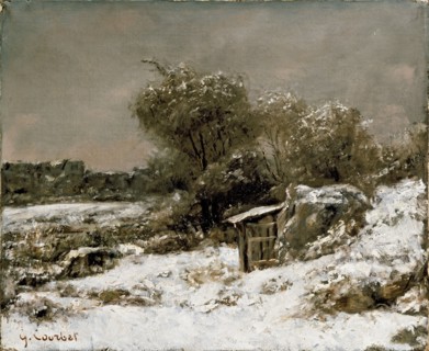 Winter Scene, post 1855. Artist: Gustave Courbet.