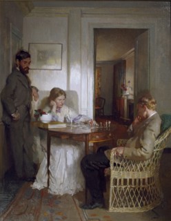 The Chess Players, pre 1902. Artist: William Newenham Montague Orpen.