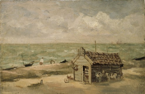 A Fisherman's Hut by the Sea, early 19th century. Artist: Thomas Churchyard.