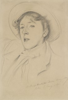 Portrait of Vernon Lee, 1889. Artist: John Singer Sargent.