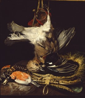 Still Life with a dead Jay, late 17th century. Artist: Isaac Derues.