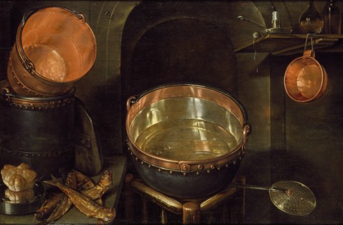 Still Life of Kitchen Utensils, early 17th century. Artist: Cornelis Jacobsz Delff.