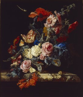A Vase of Flowers, 1663. Artist: Willem van Aelst.