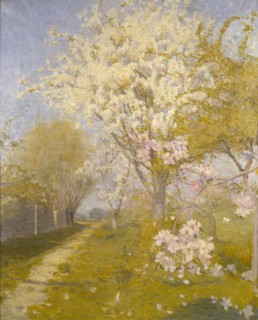 Apple Blossom at Dennemont, 1893. Creator: Charles Conder.