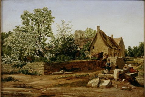 View of Marston, near Oxford, early 19th century. Artist: William Turner.