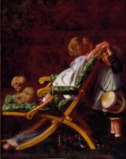 Playmates, 1866-1869. Artist: Arthur Boyd Houghton.