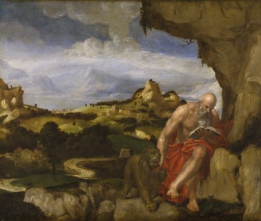St Jerome in the Wilderness, mid 16th century. Artist: Lambert Sustris.