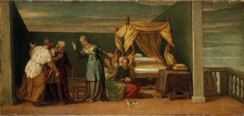 Judith receiving the Ancients of Bethulia, c16th century. Artist: Unknown.