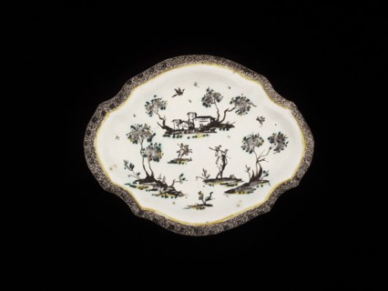 Dish (stand), 18th century. Artist: Unknown.