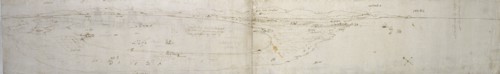 Sketch of the Lagoon of Valencia, la Albufera and adjacent coast and countryside, c1560s. Artist: Anthonis van den Wyngaerde.