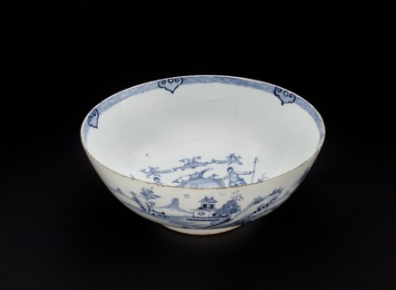 Punch Bowl-Ancient and Honourable Society of Bucks, c1760. Artist: Unknown.
