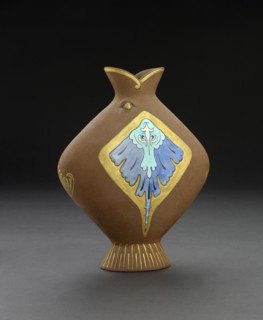 Skate vase, c1872. Artist: Unknown.