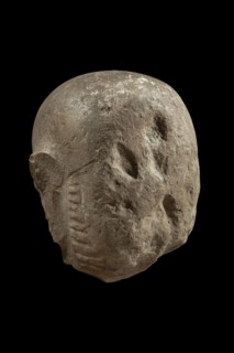 Head of statue of god Min, Naqada II, c3700BC-3200BC. Artist: Unknown.