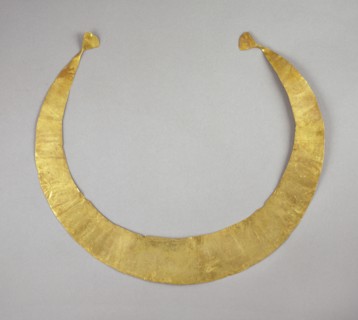 Lunula, Early Bronze Age (Britain), c2500-1500BC. Artist: Unknown.
