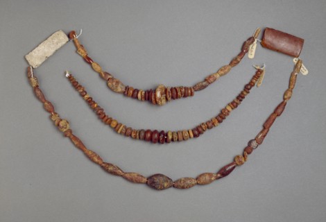 Beads, Early Iron Age, Hallstatt Period, c700-c450BC. Artist: Unknown.
