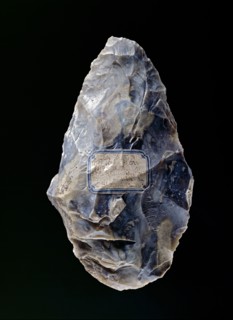 Handaxe, Lower Palaeolithic Period (Western Europe), c800,000-c200,000BC. Artist: Unknown.