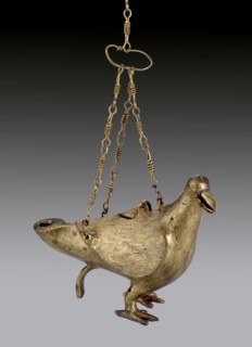 Dove lamp, late 4th Century. Artist: Unknown.