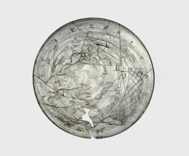Engraved glass bowl (Wint Hill Bowl), early 4th century. Artist: Unknown.