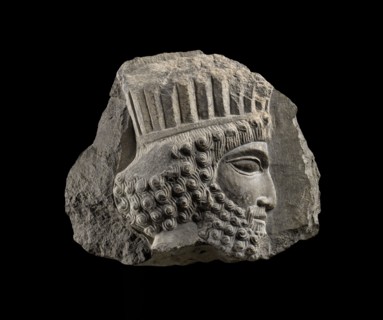 Sculpture of the head of a Persian, 500-450BC. Artist: Unknown.