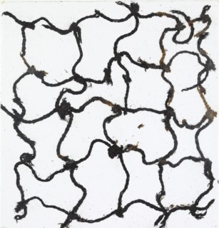 Fragment of a fishing net, Neolithic/Bronze Age (Switzerland), c3rd millenium BC. Artist: Unknown.
