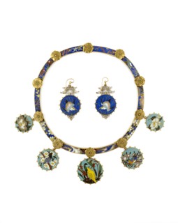 Necklace and Earings, c1830-1890. Artist: Alexis Falize.