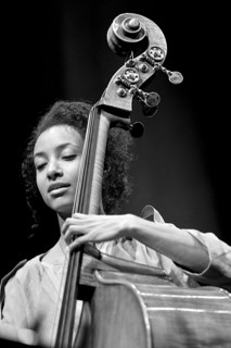 Esperanza Spalding, 2013. Artist: Alan John Ainsworth.