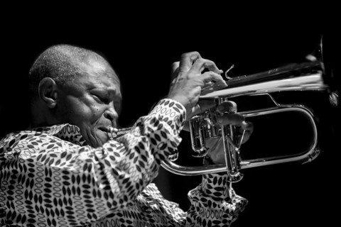Hugh Masekela, 2009. Artist: Alan John Ainsworth.