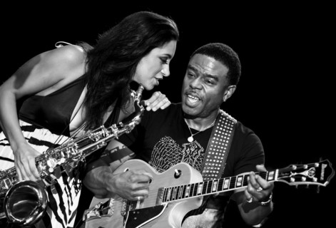 Jessy J and Norman Brown, 2010. Artist: Alan John Ainsworth.