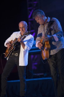 Paul Brown and Larry Carlton, 2013. Artist: Alan John Ainsworth.