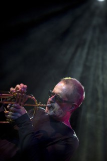 Trumpeter Walt Fowler, 2017. Artist: Alan John Ainsworth.
