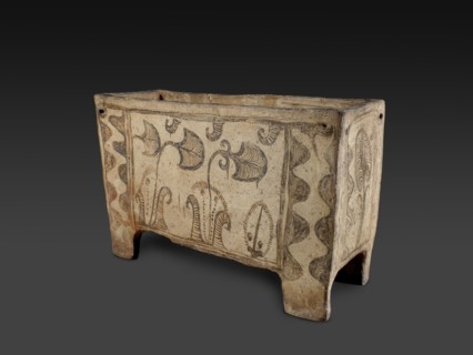 Larnax (coffin), Late Minoan IIIA Period, c1400 - c1300 BC. Artist: Unknown.