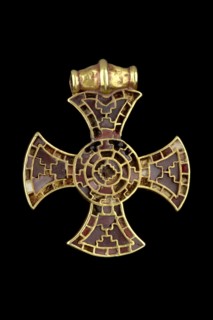Pendant (Ixworth Cross), Anglo-Saxon Period, c7th century. Artist: Unknown.