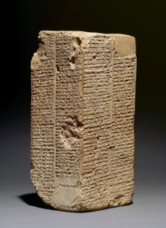 Sumerian King List Prism, Isin-Larsa period, c2004BC-c1595 BC. Artist: Unknown.