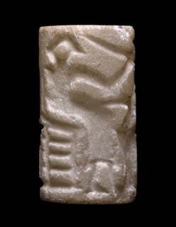 Cylinder Seal (Early Dynastic 'Human Activity' Scenes), ED II, 2750-2600 BC Artist: Unknown.